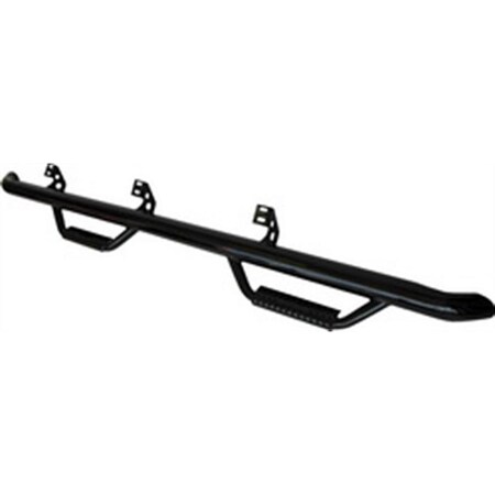 N-Fab 14-16 SILVERADO/SIERRA 1500 DOUBLE CAB 6.5FT BED NERF STEP W2W-BLACK P C1489QC